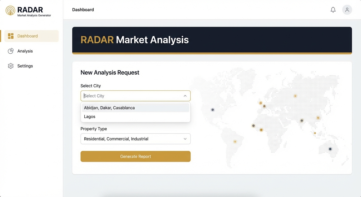 Interface Générateur RADAR